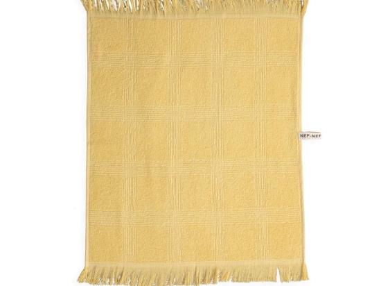Ποτηρόπανο Terry-Pike Walter Yellow Nef-Nef 50x50cm 100% Βαμβάκι