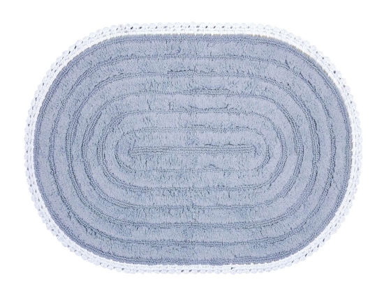 Ταπέτο Μπάνιου Please 1146-Blue Nef-Nef 55X85 55x85cm 100% Βαμβάκι