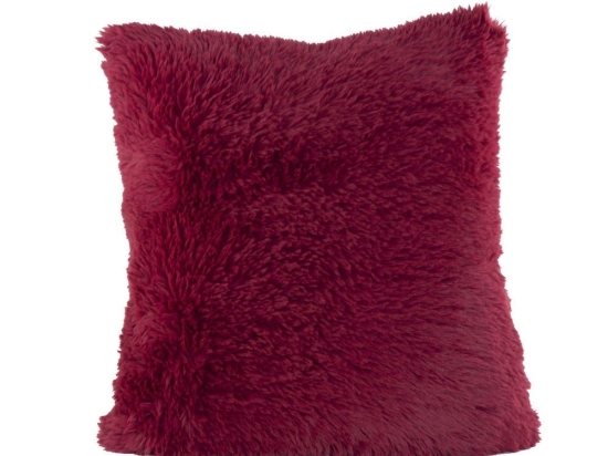 Μαξιλάρι Διακοσμητικό (Με Γέμιση) Rabbit Fur Iverson Violet Nef-Nef 50Χ50 50x50cm Πολυέστερ