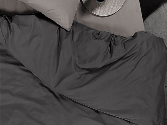 Παπλωματοθήκη Basic-22 Dark Grey Nef-Nef Υπέρδιπλo 230x240cm 100% Βαμβάκι