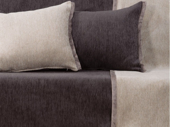 Ριχτάρι New Tanger Anthracite-Beige Nef-Nef Πολυθρόνα 180x180cm Ακρυλικό-Πολυέστερ