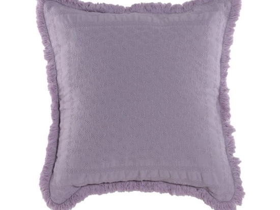 Διακοσμητικό Μαξιλάρι (Με Γέμιση) Fiorella Lilac Nef-Nef 50Χ50 Βαμβάκι-Πολυέστερ