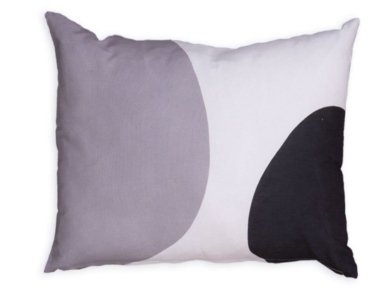 Μαξιλάρι Διακοσμητικό (Με Γέμιση) Minimalist Grey Nef-Nef 55X40 Βαμβάκι-Πολυέστερ