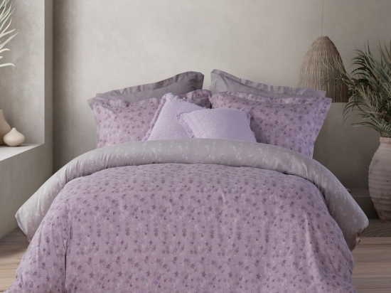 Παπλωματοθήκη Fiorella (Σετ 3τμχ) Orchid Nef-Nef Υπέρδιπλo 240x230cm 100% Βαμβακοσατέν