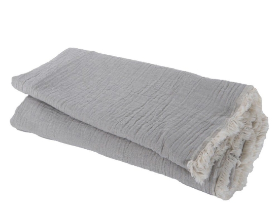 Ριχτάρι Answer Grey Nef-Nef Πολυθρόνα 130x180cm 100% Βαμβάκι