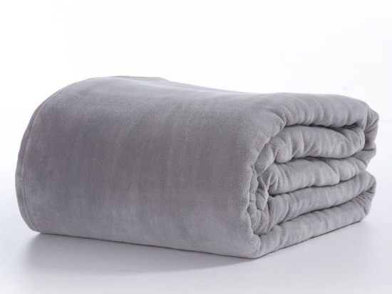 Κουβέρτα Fleece Cosy Light Grey Nef-Nef Μονό 160x220cm Πολυέστερ