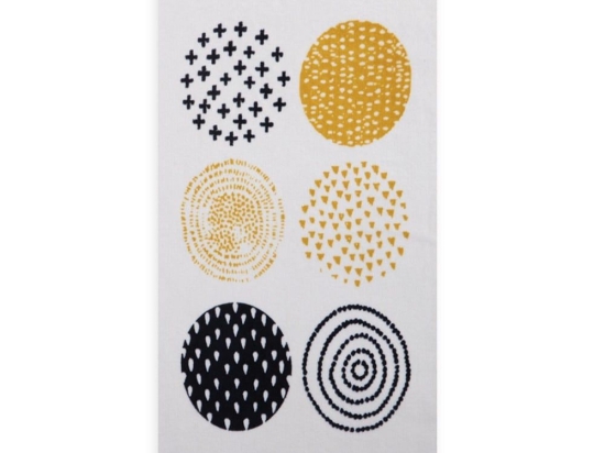 Ποτηρόπανο Abbey Βελουτέ Mustard Nef-Nef 40x60cm 100% Βαμβάκι