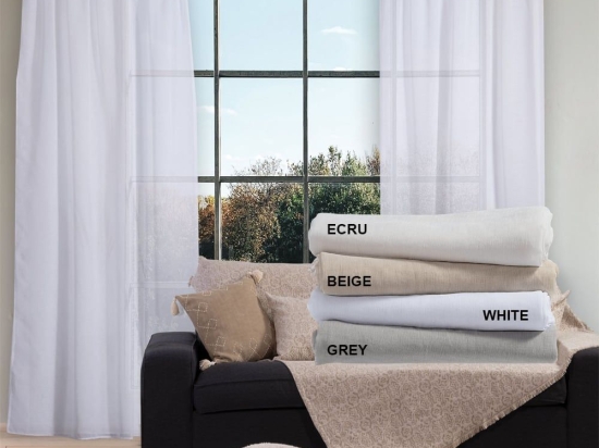Κουρτίνα Roxane Beige Nef-Nef 140x265cm Πολυέστερ