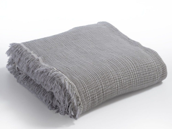 Κουβέρτα Apollo Grey Nef-Nef Υπέρδιπλo 230x240cm 100% Βαμβάκι
