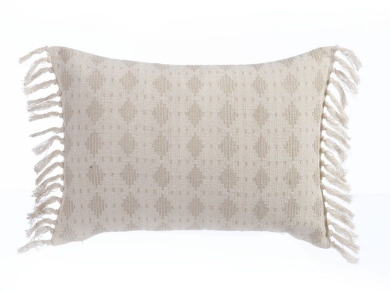 Μαξιλάρι Διακοσμητικό (Με Γέμιση) Carpio Beige Nef-Nef 33X55 Βαμβάκι-Πολυέστερ