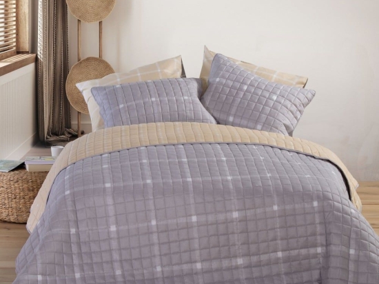 Μαξιλαροθήκες Henry (Σετ 2τμχ) Grey Nef-Nef 52X72 Microfiber-Polyester