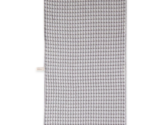Ποτηρόπανο Πικέ Main Smoke Grey Nef-Nef 45x68cm 100% Βαμβάκι