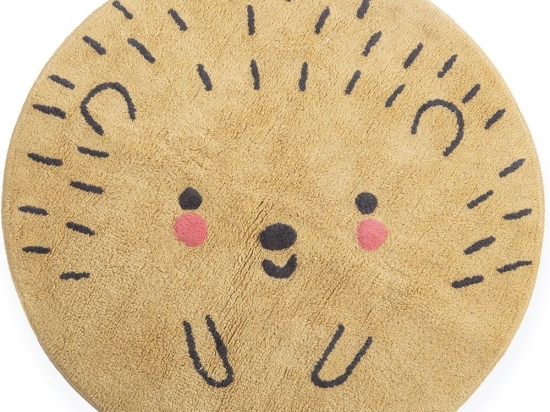 Χαλάκι Παιδικό Cute Hedgehog Yellow Nef-Nef 100X100cm Round