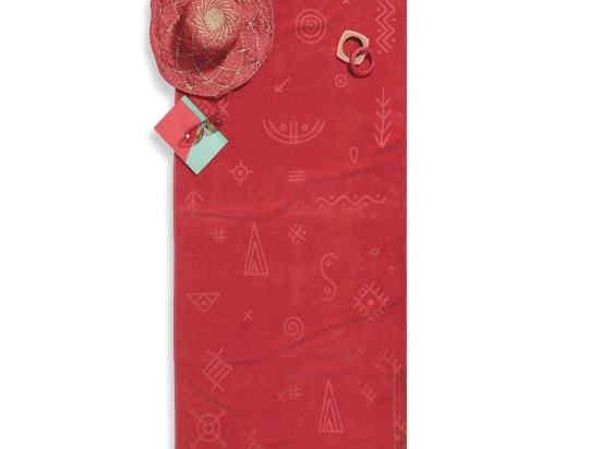 Πετσέτα Θαλάσσης Carma Paprika Nef-Nef Θαλάσσης 80x160cm 100% Βαμβάκι