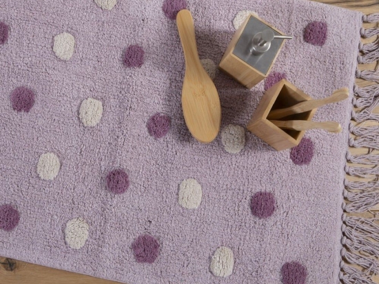 Ταπέτο Μπάνιου Serendipity Mauve Nef-Nef 50 X 80 100% Βαμβάκι