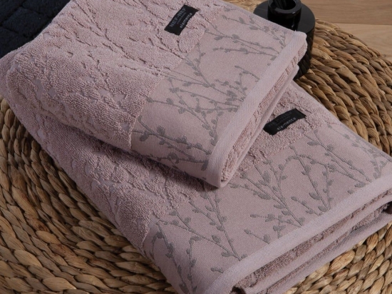 Πετσέτα Estia Pale Mauve Nef-Nef Σώματος 80x160cm 100% Βαμβάκι