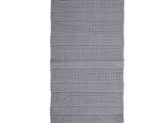 Ταπέτο Μπάνιου Delight Grey Nef-Nef 40X60 Βαμβάκι-Πολυέστερ