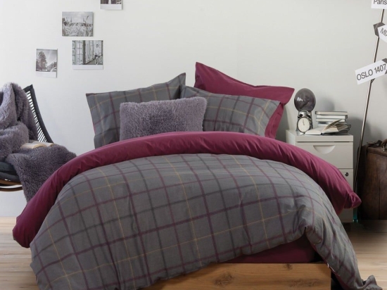 Παπλωματοθήκη Geremi (Σετ 2τμχ) Grey Nef-Nef Μονό 160x230cm 100% Βαμβάκι