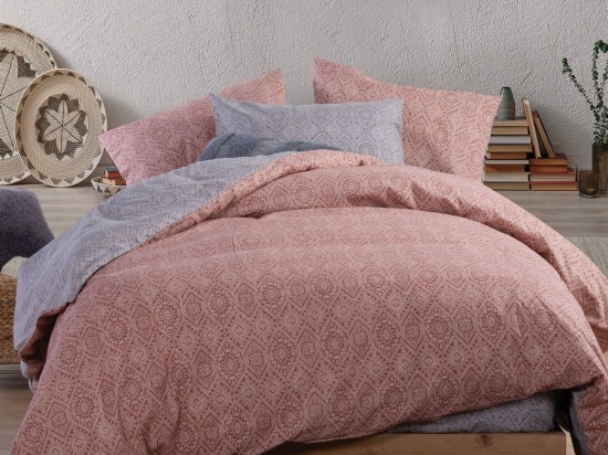 Παπλωματοθήκη Clover (Σετ 3τμχ) Terra Nef-Nef Υπέρδιπλο 240x230cm 100% Βαμβάκι