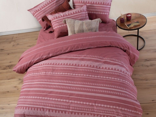 Σεντόνια Cleran (Σετ 3τμχ) Paprica Nef-Nef Μονό 170x270cm 100% Βαμβάκι