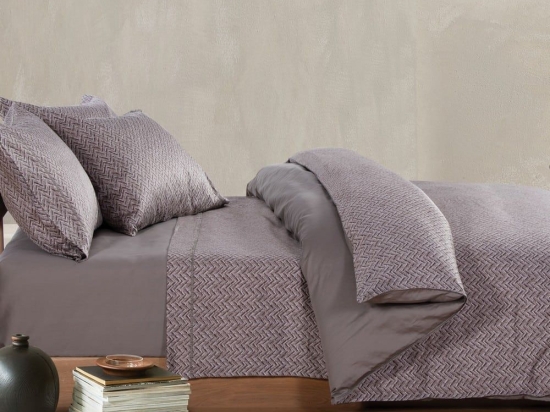 Σεντόνια Victory (Σετ 4τμχ) Grey Nef-Nef Υπέρδιπλο 240X270cm 100% Βαμβακοσατέν