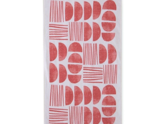 Ποτηρόπανο Βελουτέ Xavier Coral Nef-Nef 40x60cm 100% Βαμβάκι