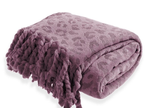Κουβέρτα Καναπέ Foiler Mauve Nef-Nef 130X170 130x170cm Πολυέστερ