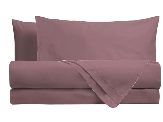 Amo la Casa Σετ Σεντόνια Bio King Size με Λάστιχο 240x290 - Μωβ
