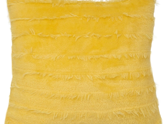 Amo la Casa Μαξιλάρι Διακοσμητικό Flannel 40X40 - Mercury Κίτρινο