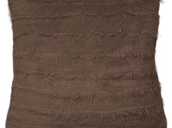 Amo la Casa Μαξιλάρι Διακοσμητικό Flannel 40X40 - Mercury Καφέ