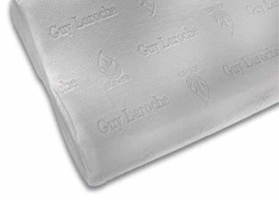 Μαξιλάρι Ύπνου Memory Foam Visco Elastic (Aloe Vera) Anatomical White Guy Laroche 40Χ60 Microfiber