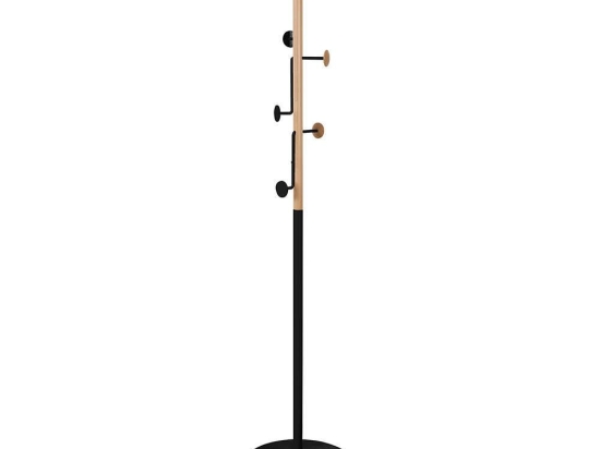 Καλόγερος Tree D35xH172cm Natural-Black 29-0073 Μέταλλο,Ξύλο