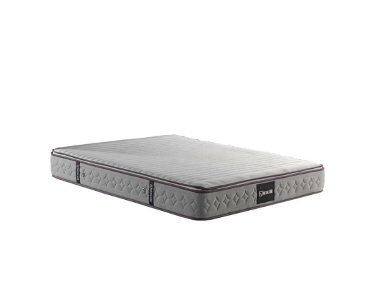 Στρώμα Mon Ami 200x90xH24cm Grey 09-0979 Μονό Ύφασμα