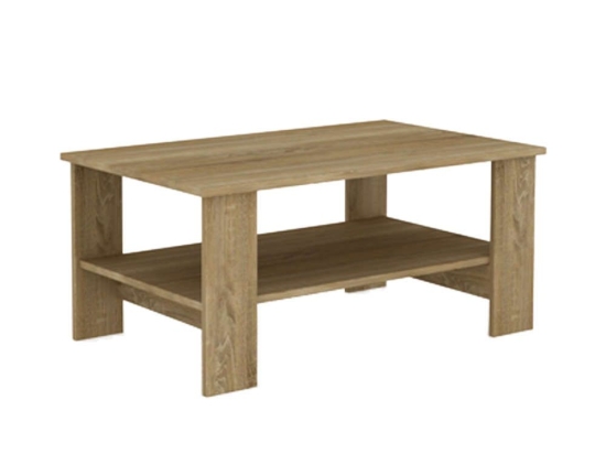 Τραπεζάκι Σαλονιού Alpino 100x55xH41cm Sonoma 04-0472 Μελαμίνη