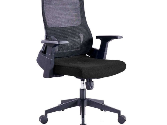 Καρέκλα Γραφείου Stabilo 25-0605 47,5x43x100-110cm Black