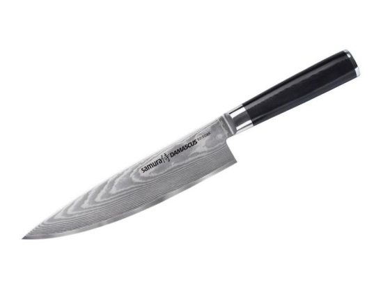 Μαχαίρι Σεφ Damascus SD-0085 21,6cm Black Samura Ανοξείδωτο Ατσάλι