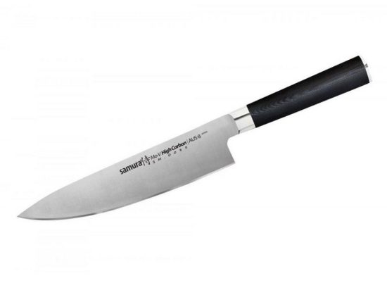 Μαχαίρι Σεφ MO-V SM-0085 21,5cm Black Samura Ανοξείδωτο Ατσάλι