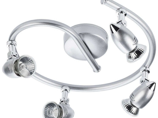 Φωτιστικό Οροφής - Σποτ ColVIlle IV 5737 Silver Nowodvorski Polyamide