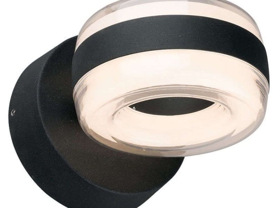 Φωτιστικό Τοίχου Donut Led II 9117 Black Nowodvorski