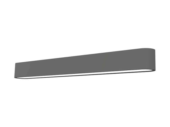 Φωτιστικό Τοίχου Soft Led 9525 Graphite Nowodvorski Αλουμίνιο, Πλαστικό