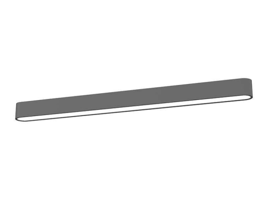 Φωτιστικό Οροφής - Πλαφονιέρα Soft Led 9535 Graphite Nowodvorski Αλουμίνιο, Πλαστικό