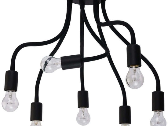 Φωτιστικό Οροφής Flex VII 9273 Black Nowodvorski Μέταλλο