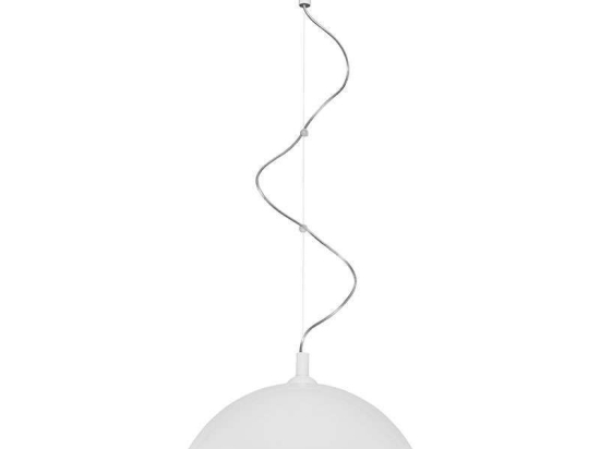 Φωτιστικό Οροφής Hemisphere L 6931 White-Silver Nowodvorski Μέταλλο
