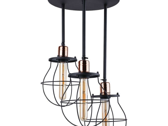 Φωτιστικό Οροφής Manufacture III 9740 Black-Copper Nowodvorski Μέταλλο