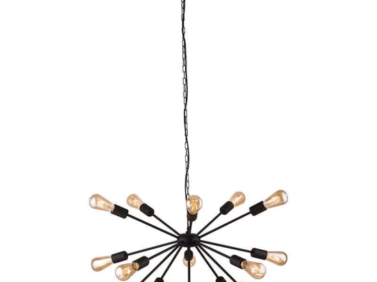 Φωτιστικό Οροφής Rod XV 9733 Black Nowodvorski Μέταλλο