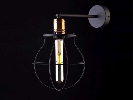 Φωτιστικό Τοίχου Manufacture I 9742 Black-Copper Nowodvorski Μέταλλο