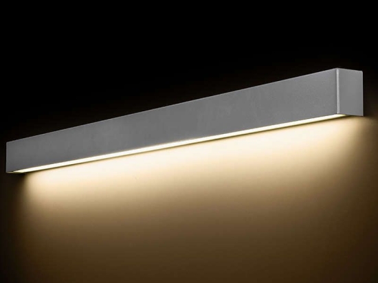 Φωτιστικό Τοίχου Straight Wall Led L 9615 Silver Nowodvorski Μέταλλο
