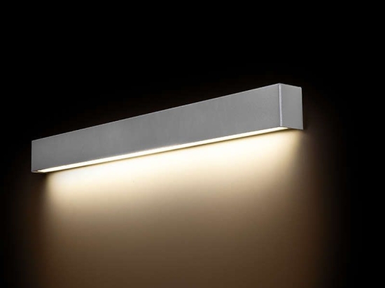 Φωτιστικό Τοίχου Straight Wall Led M 9614 Silver Nowodvorski Μέταλλο