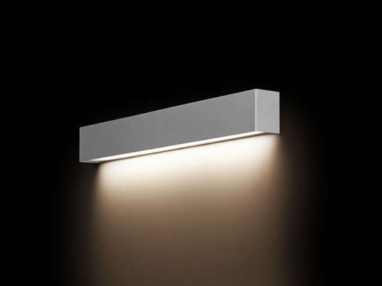 Φωτιστικό Τοίχου Straight Wall Led S 9613 Silver Nowodvorski Μέταλλο