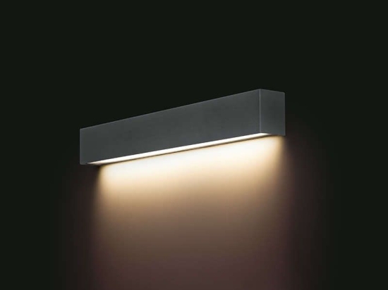 Φωτιστικό Τοίχου Straight Wall Led S 9618 Graphite Nowodvorski Μέταλλο